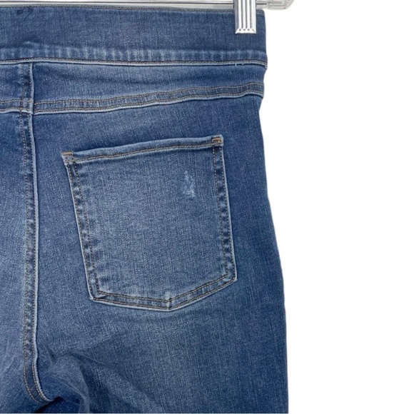 SPANX Distressed Denim Leggings Medium Wash NWT - Picture 9 of 13